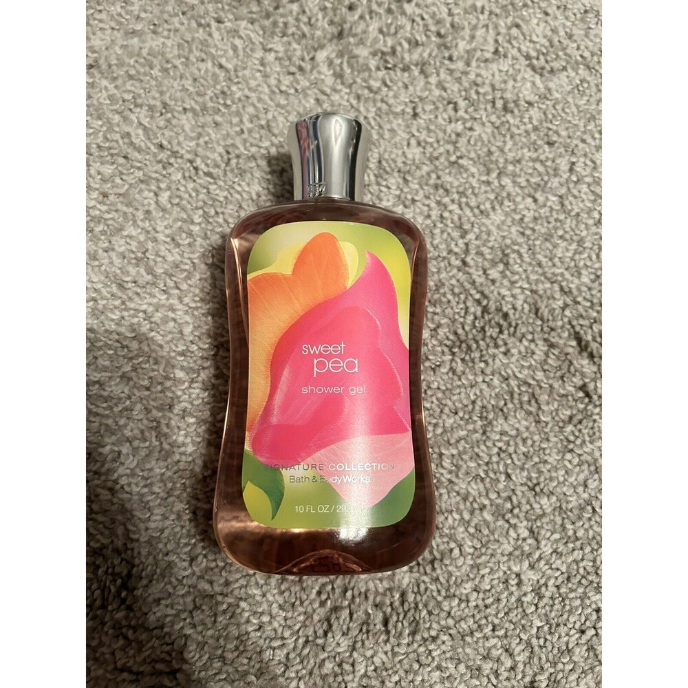 BATH & BODY WORKS SIGNATURE COLLECTION SWEET PEA SHOWER GEL 10 FL OZ - NEW